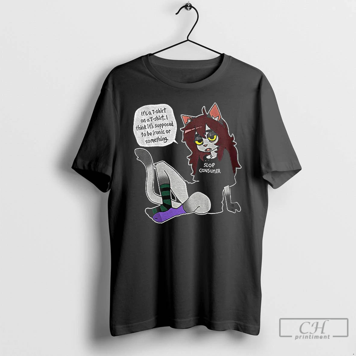 Classic Slop Consumer Its A On A I Think Its Supposed To Be Ironic Or T-Shirts, Hoodie, Sweatshirt | HypeCrazeTee.com