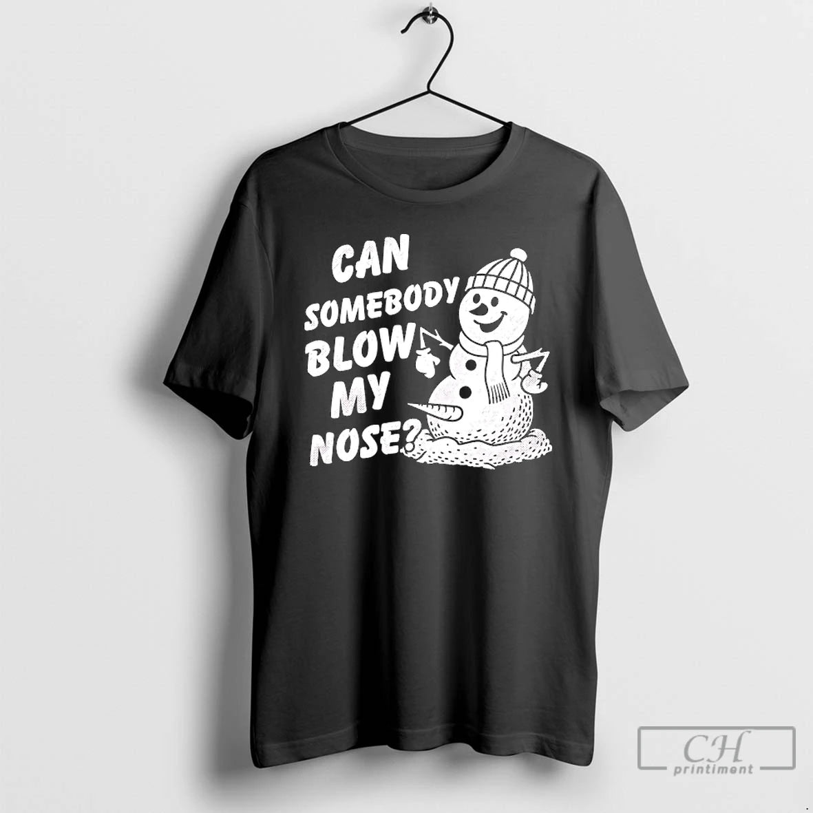 Classic Snowman Can Somebody Blow My Nose Merry Christmas T-Shirts, Hoodie, Sweatshirt | HypeCrazeTee.com