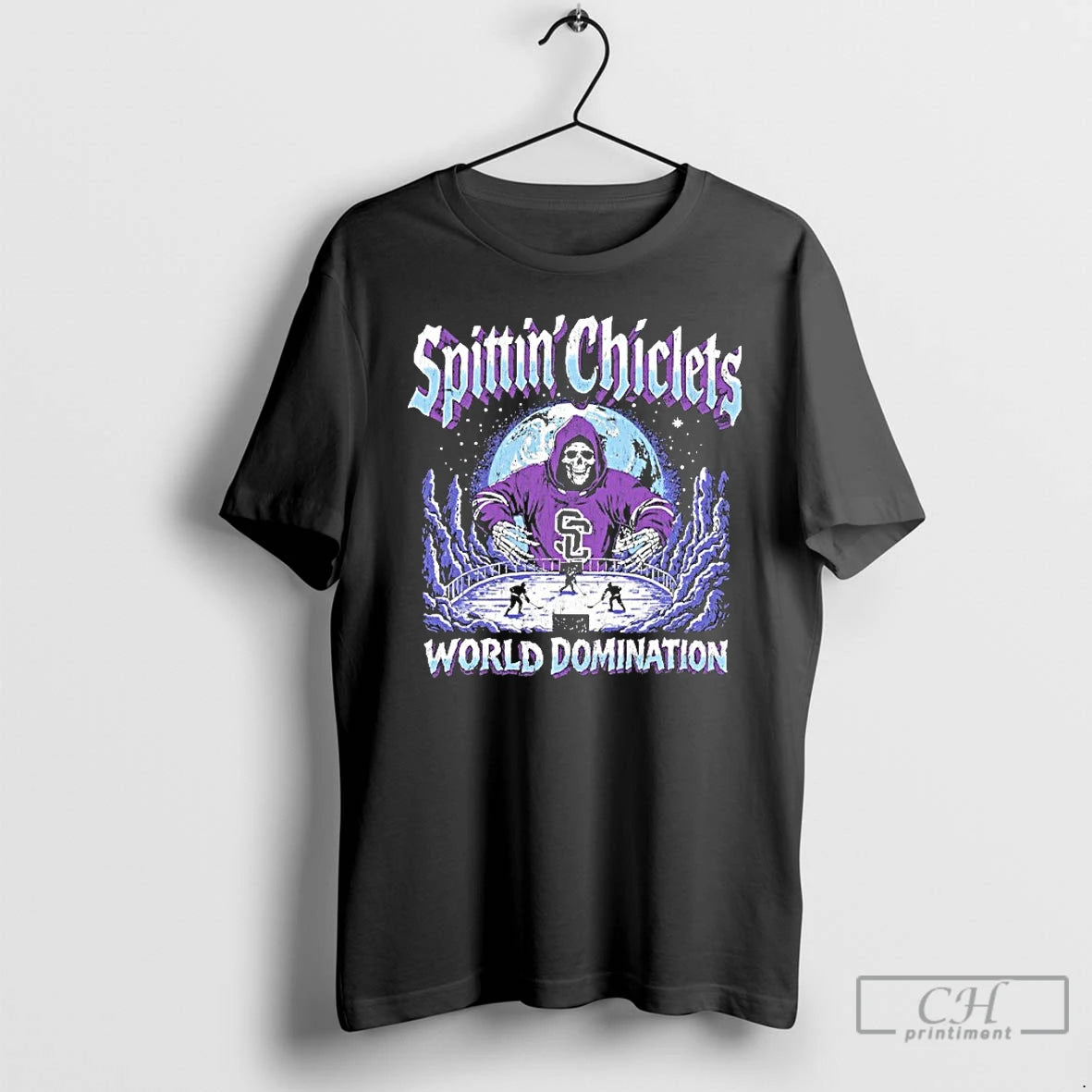 Classic Spittin Chiclets World Domination T Shirts
