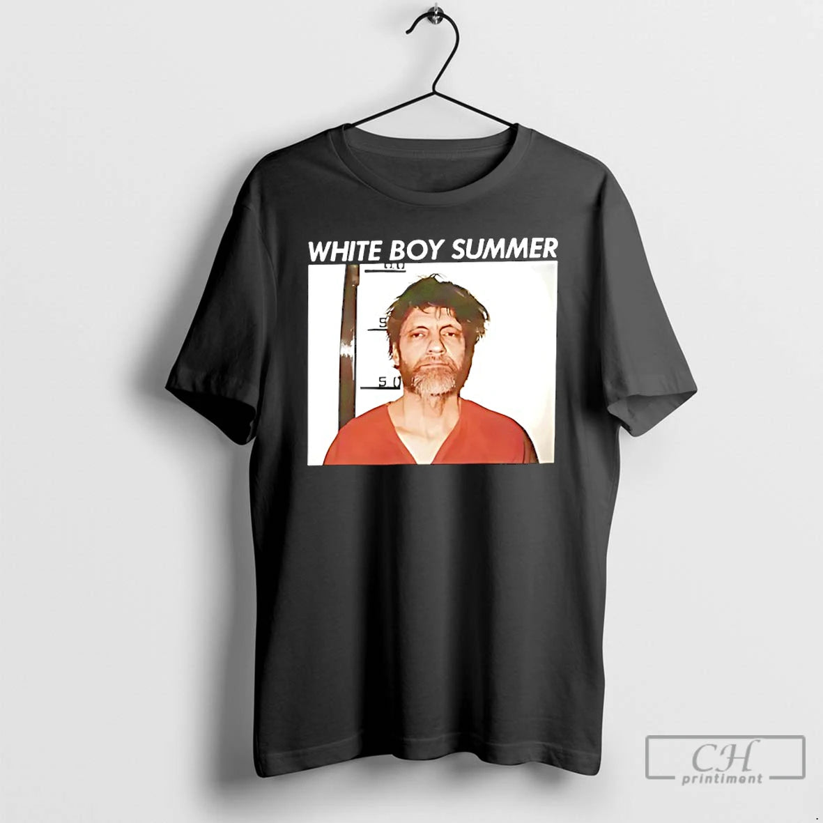 Classic Ted Kaczynski White Boy Summer Mugshot T-Shirts, Hoodie, Sweatshirt | HypeCrazeTee.com