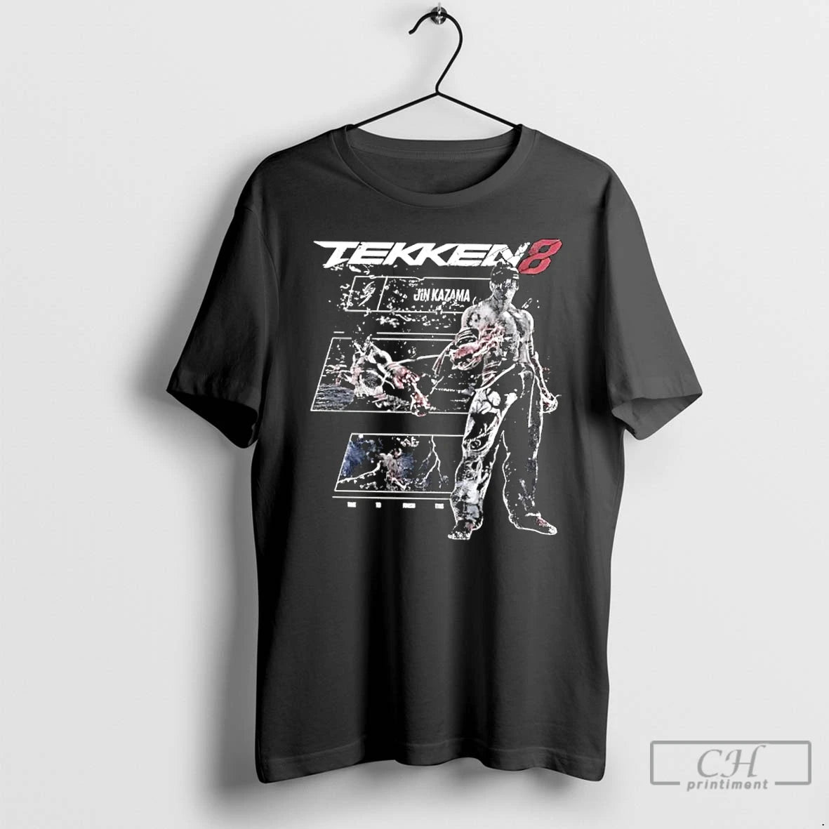 Classic Tekken 8 Jin Kazama Graphic Retro T-Shirts, Hoodie, Sweatshirt | HypeCrazeTee.com