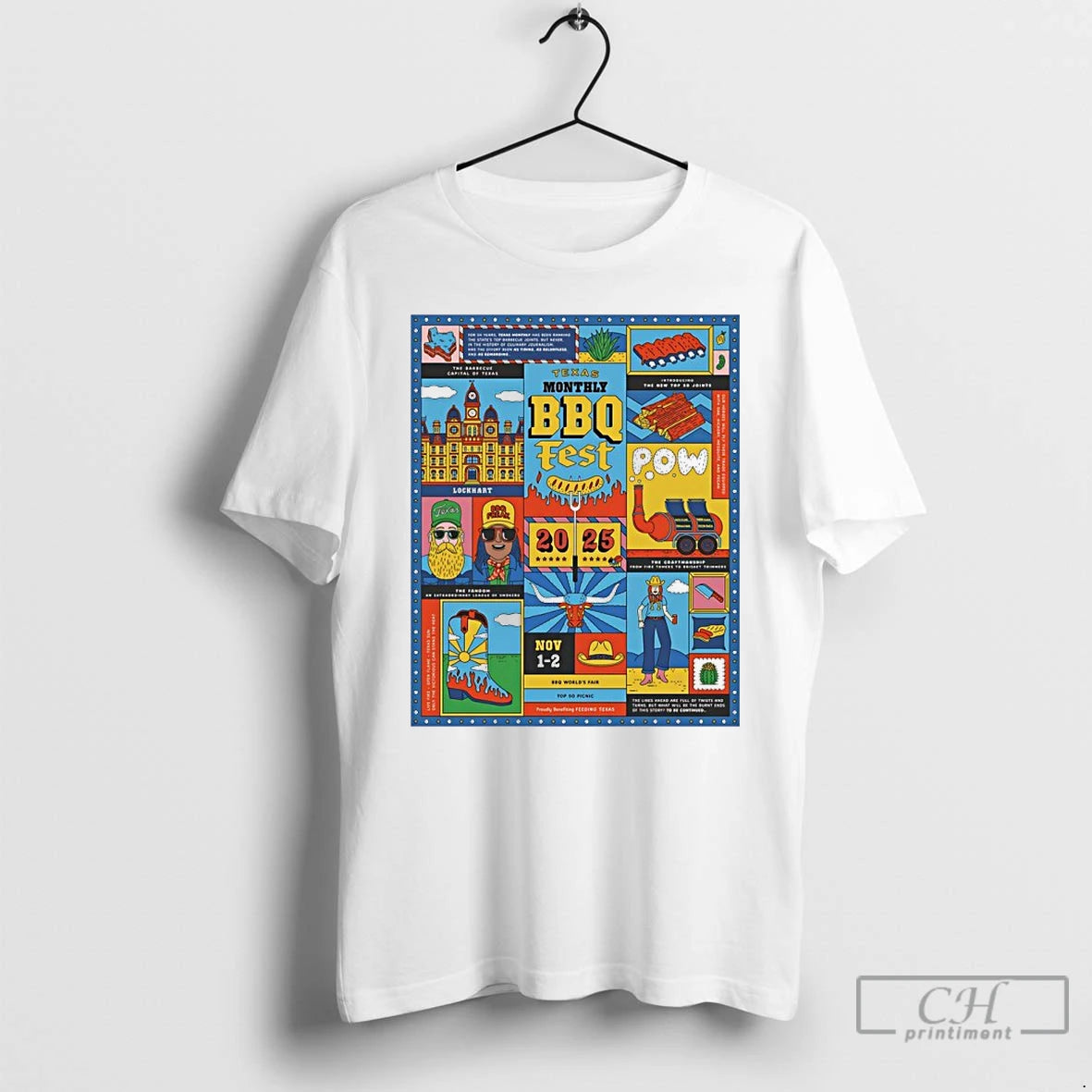 Classic Texas Monthly Bbq Fest 2025 T-Shirts, Hoodie, Sweatshirt | HypeCrazeTee.com
