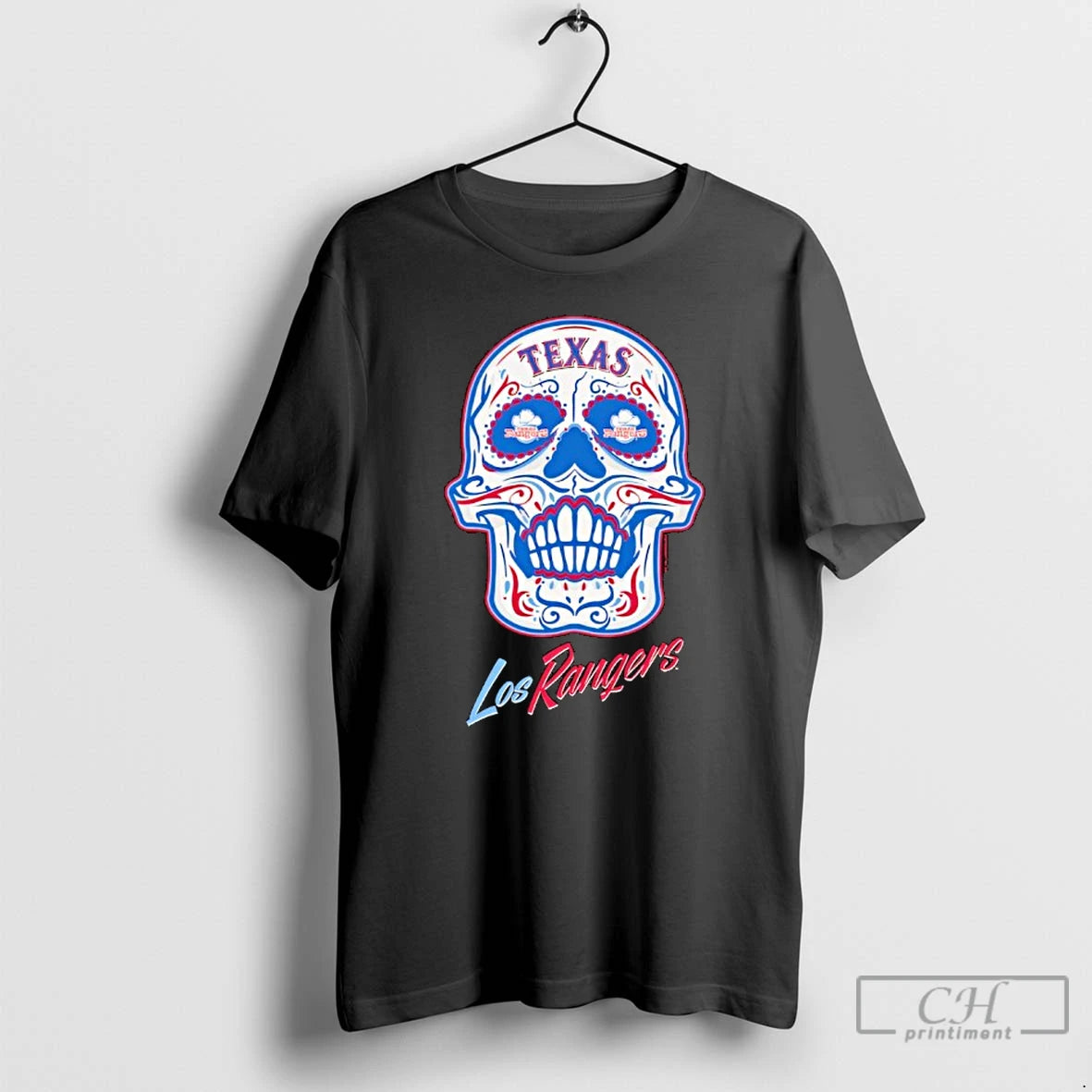 Classic Texas Rangers Mitchell Ness Sugar Skull T-Shirts, Hoodie, Sweatshirt | HypeCrazeTee.com