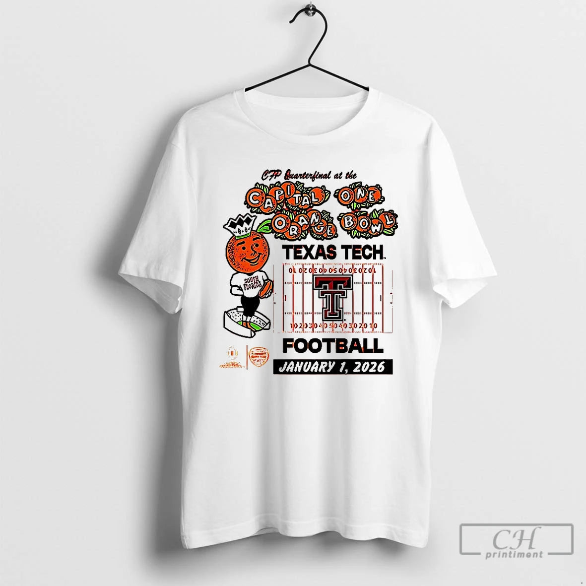 Classic Texas Tech Red Raiders Football 2026 Orange Bowl T-Shirts, Hoodie, Sweatshirt | HypeCrazeTee.com