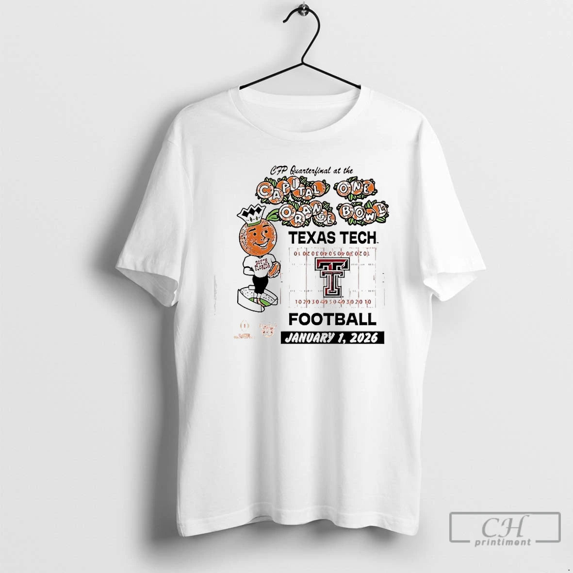Classic Texas Tech Red Raiders Orange Bowl January 1st 2026 T-Shirts, Hoodie, Sweatshirt | HypeCrazeTee.com