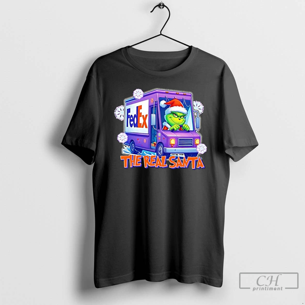 Classic The Real Santa Grinch Christmas Carrier T-Shirts, Hoodie, Sweatshirt | HypeCrazeTee.com