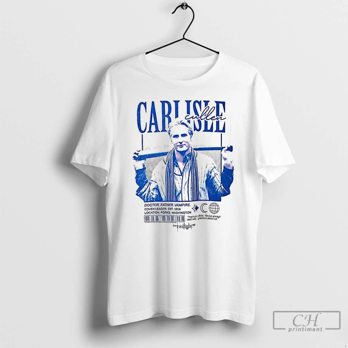 Classic The Twilight Carlisle Cullen T-Shirts, Hoodie, Sweatshirt | HypeCrazeTee.com