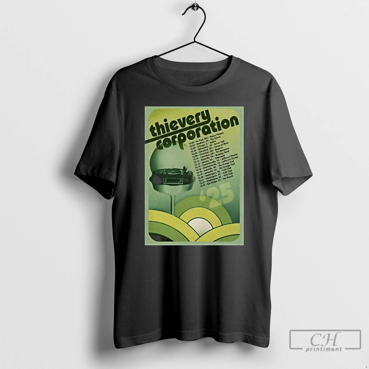 Classic Thievery Corporation December 2025 Shows T-Shirts, Hoodie, Sweatshirt | HypeCrazeTee.com