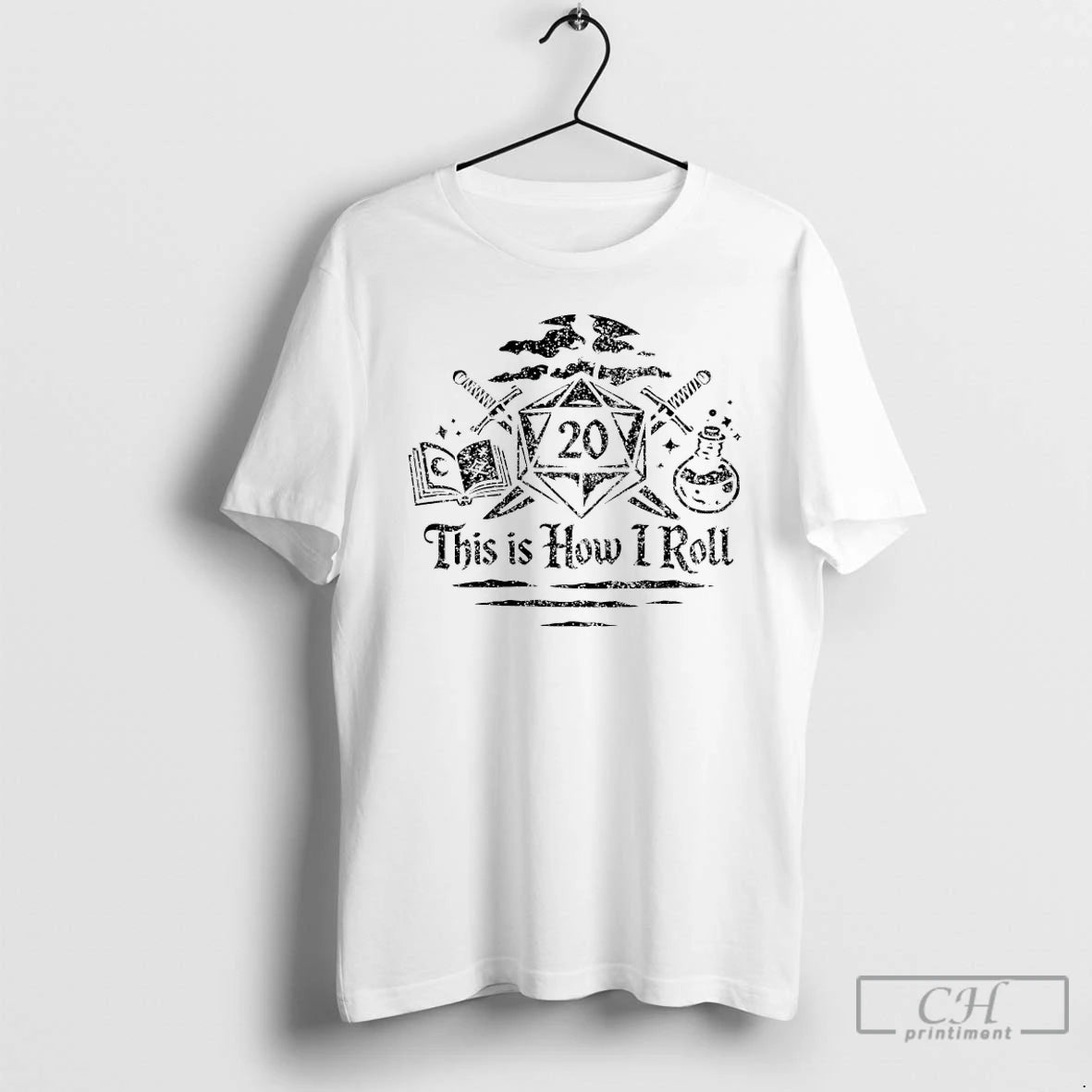 Classic This Is How I Roll D20 T-Shirts, Hoodie, Sweatshirt | HypeCrazeTee.com