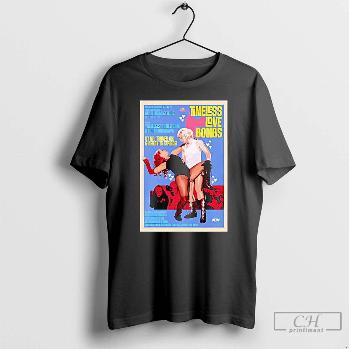 Classic Toni Storm Mina Shirakawa Timeless Love Bombs T-Shirts, Hoodie, Sweatshirt | HypeCrazeTee.com