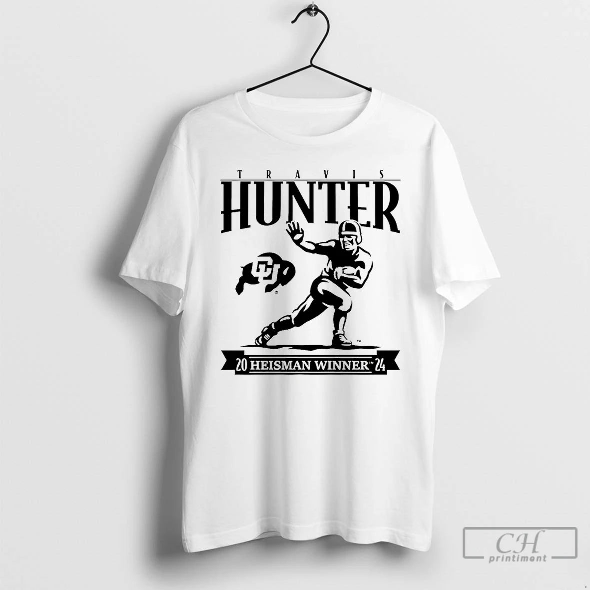 Classic Travis Hunter Heisman Trophy Colorado Buffaloes 2024 T-Shirts, Hoodie, Sweatshirt | HypeCrazeTee.com