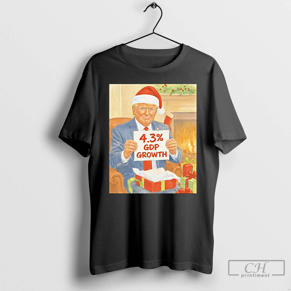 Classic Trump 43 Gdp Growth Christmas Came Early For All Americans T-Shirts, Hoodie, Sweatshirt | HypeCrazeTee.com