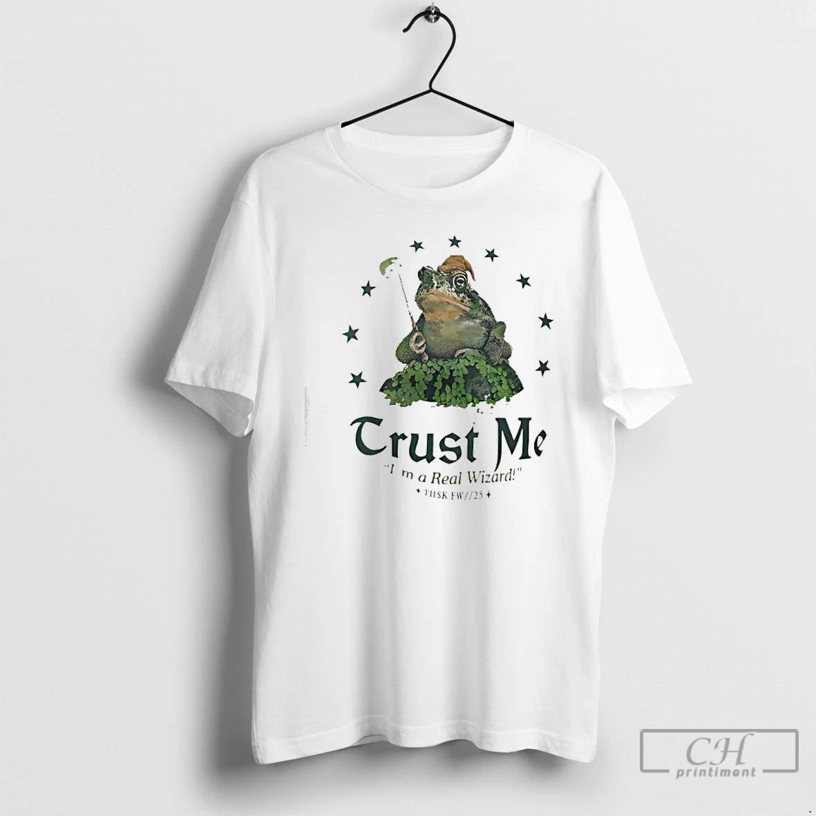 Classic Trust Me Im A Real Wizard Frog Graphic T-Shirts, Hoodie, Sweatshirt | HypeCrazeTee.com