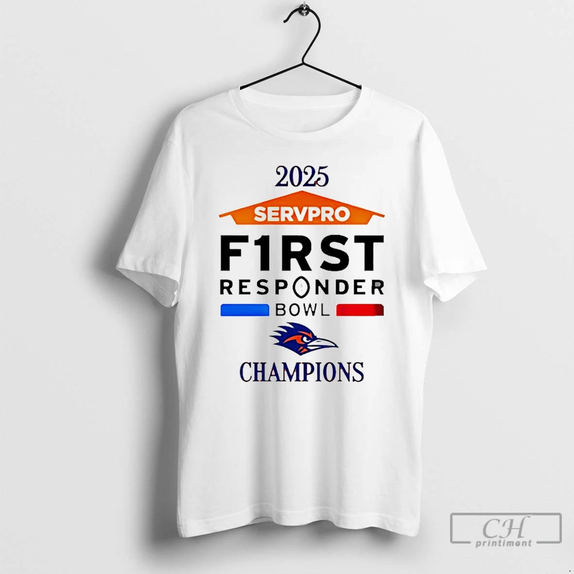 Classic Utsa Roadrunners 2025 First Responder Bowl Champions Classic T-Shirts, Hoodie, Sweatshirt | HypeCrazeTee.com
