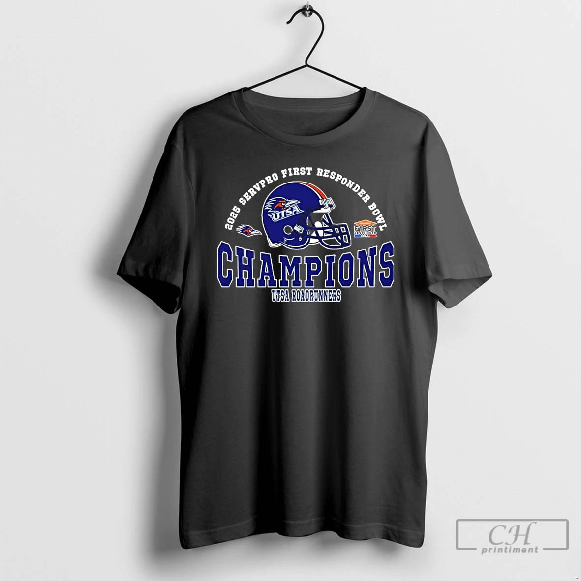 Classic Utsa Roadrunners Football 2025 First Responder Bowl Champions T-Shirts, Hoodie, Sweatshirt | HypeCrazeTee.com