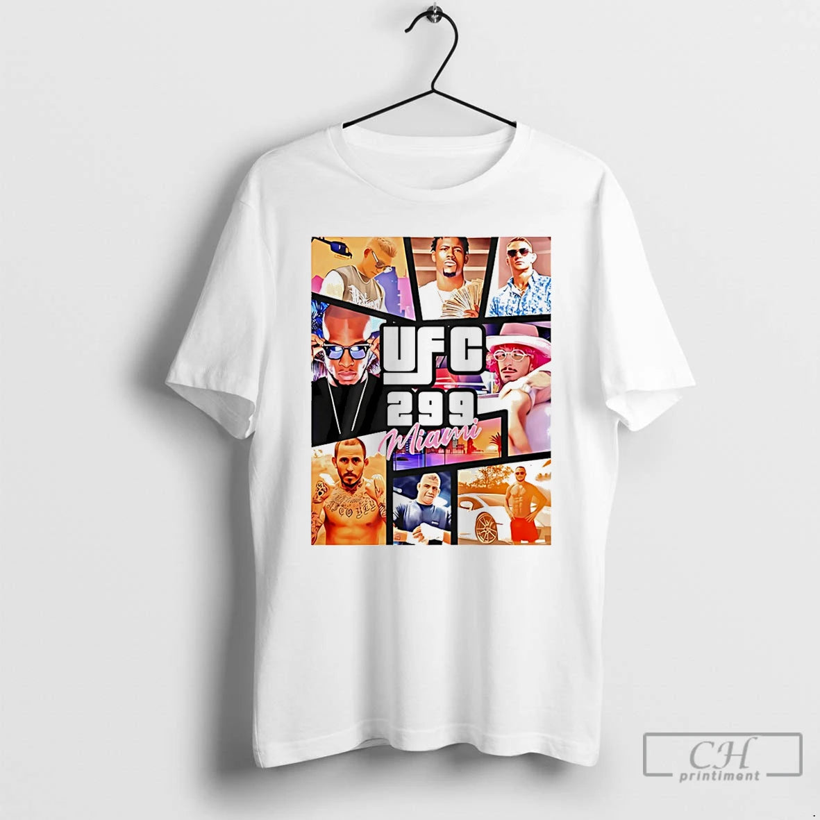 Classic Ufc 299 Miami Gta T-Shirts, Hoodie, Sweatshirt | HypeCrazeTee.com