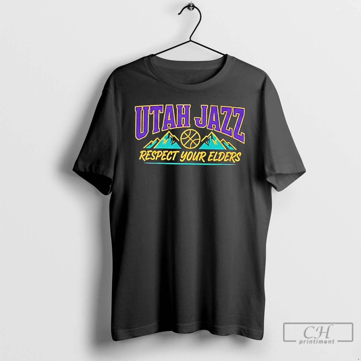 Classic Utah Jazz Respect Your Elders T-Shirts, Hoodie, Sweatshirt | HypeCrazeTee.com