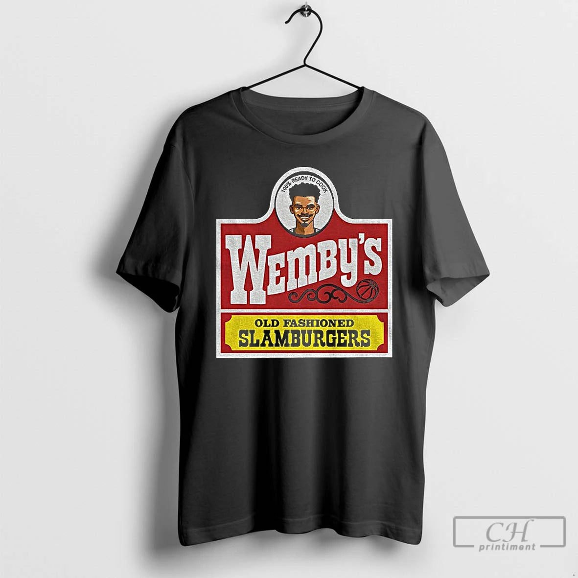 Classic Victor Wembanyama Wembys Old Fashioned Slamburgers 100 Ready To Cook T-Shirts, Hoodie, Sweatshirt | HypeCrazeTee.com