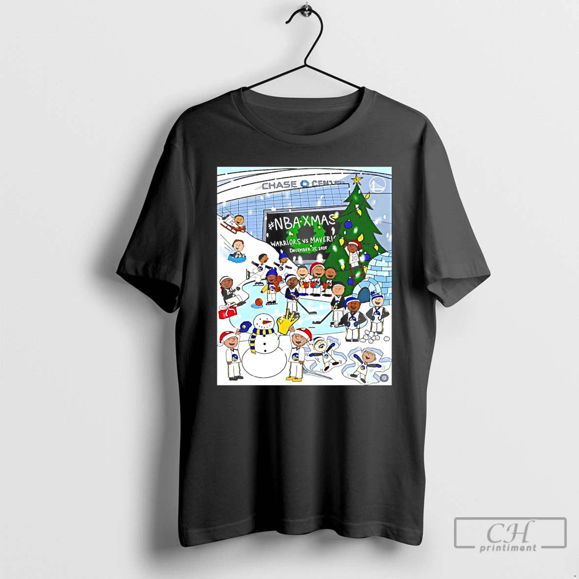 Classic Warriors Vs Mavericks 2025 Nba Xmas T-Shirts, Hoodie, Sweatshirt | HypeCrazeTee.com