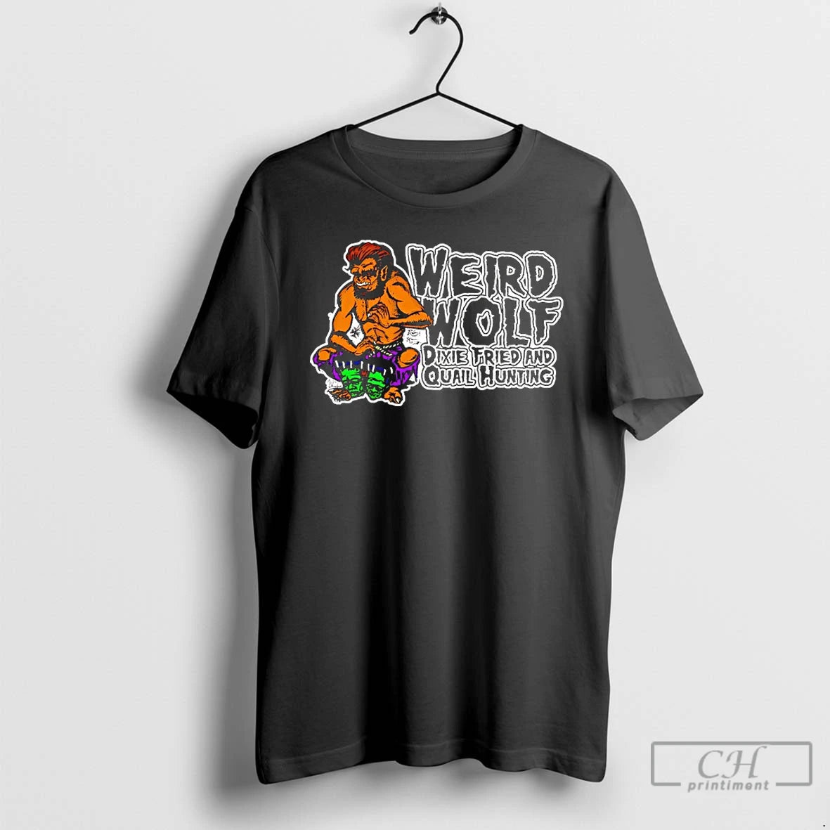 Classic Weird Wolf Dixie Fried And Quail Hunting Goat Cartoon T-Shirts, Hoodie, Sweatshirt | HypeCrazeTee.com