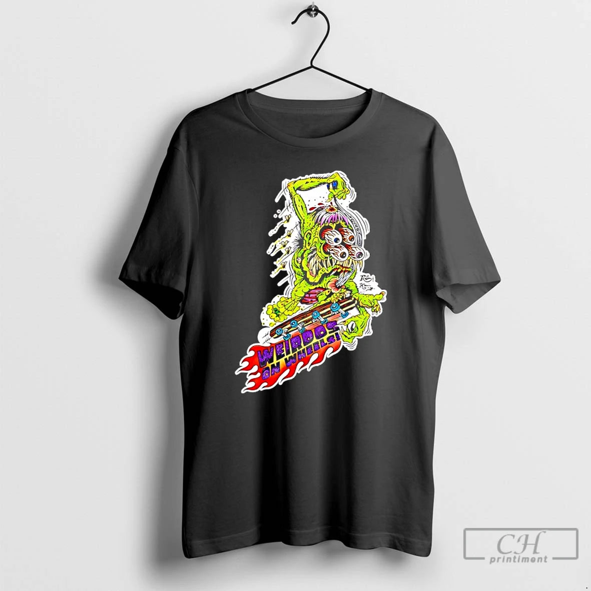 Classic Weirdos On Wheels Zombie Goat Cartoon T-Shirts, Hoodie, Sweatshirt | HypeCrazeTee.com
