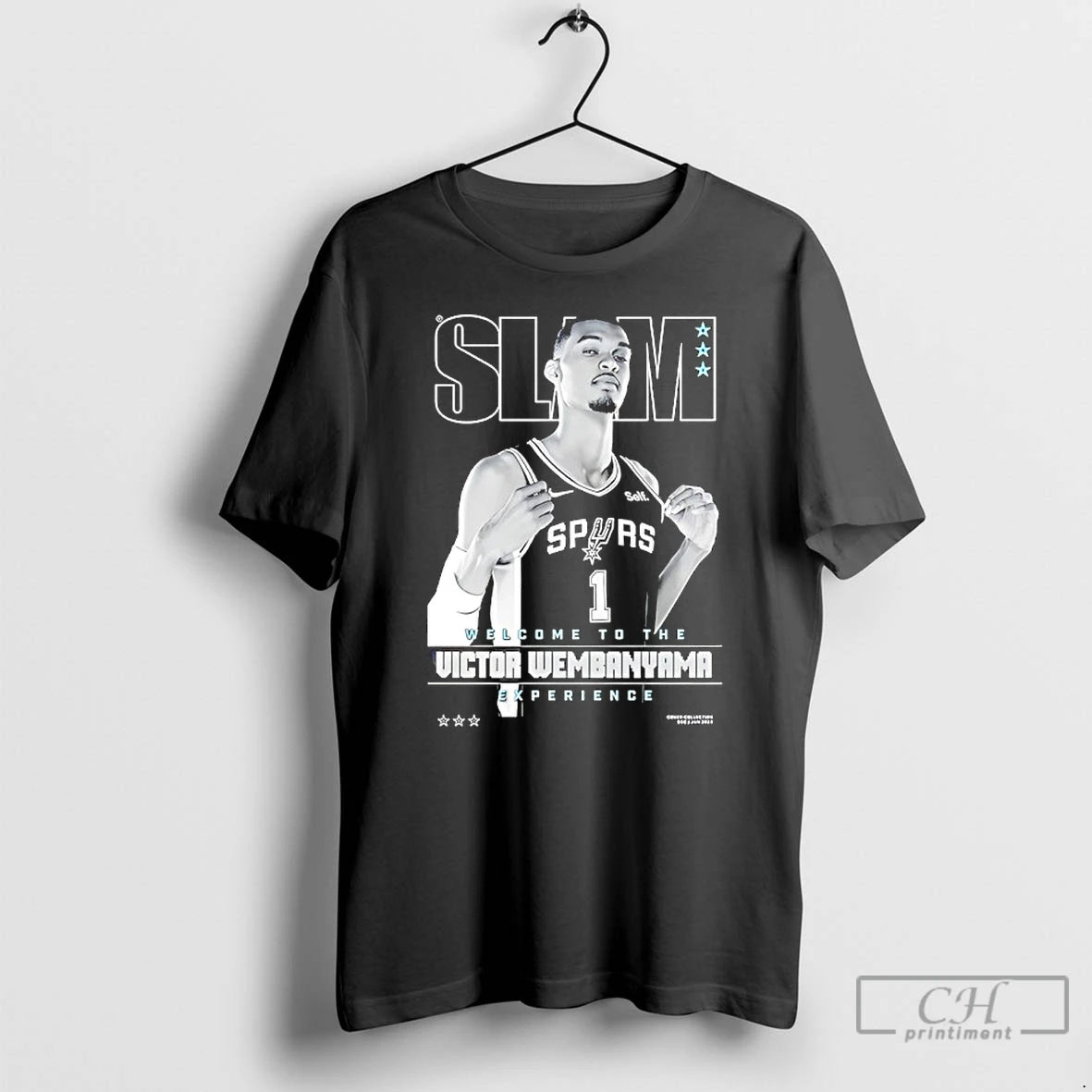 Classic Welcome To Victor Wembanyama Experience San Antonio Spurs Slam T-Shirts, Hoodie, Sweatshirt | HypeCrazeTee.com