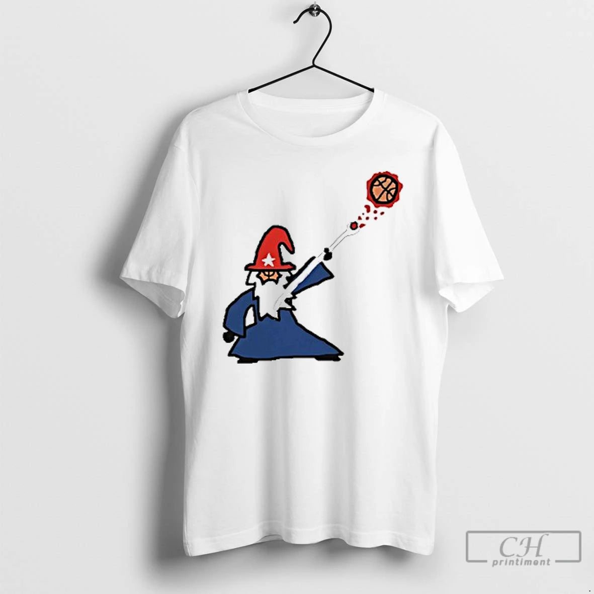 Classic Wizard Basketball Caricature T-Shirts, Hoodie, Sweatshirt | HypeCrazeTee.com