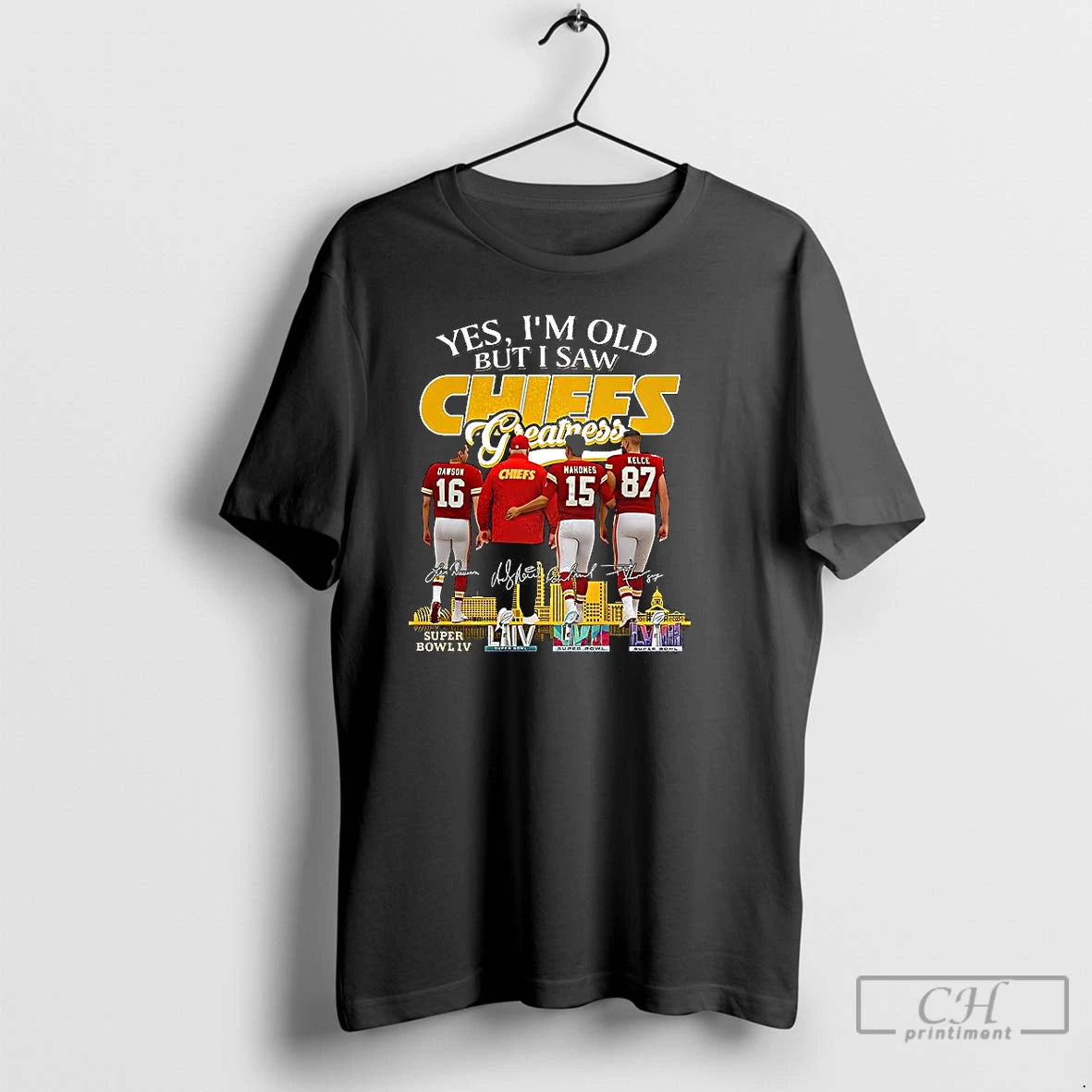 Classic Yes Im Old But I Saw Chiefs Greatness City Skyline Signature T Shirts Sweater Hoodie, Sweatshirt | HypeCrazeTee.com