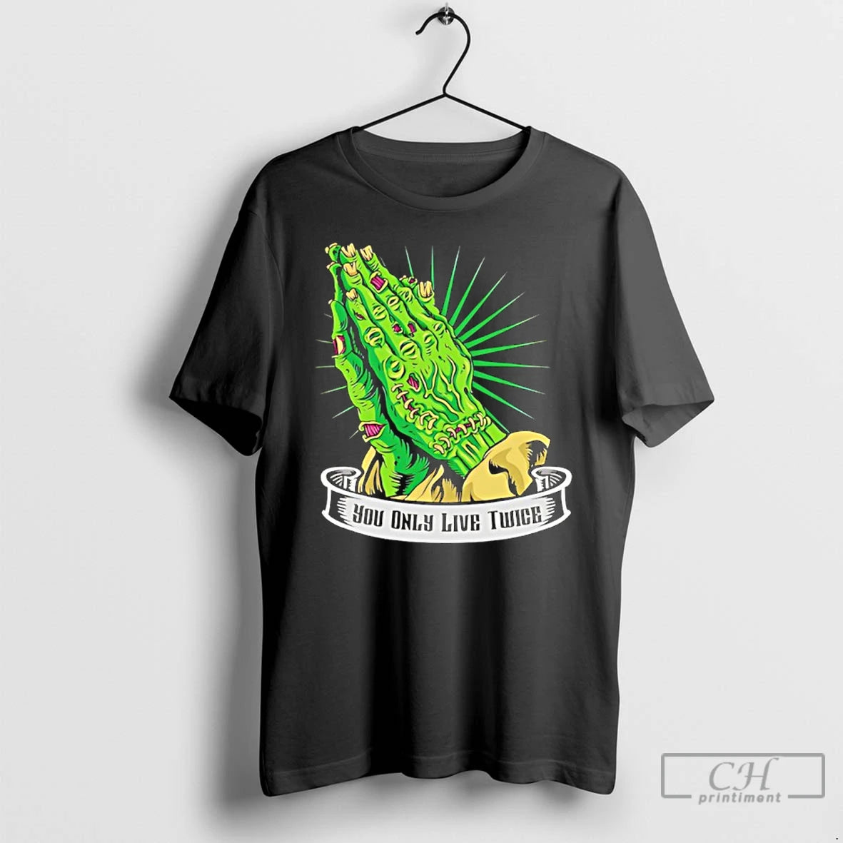 Classic You Only Live Twice Zombie Hand T-Shirts, Hoodie, Sweatshirt | HypeCrazeTee.com