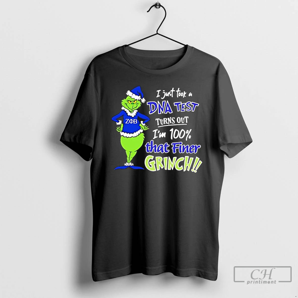 Classic Zeta Phi Beta Grinch Dna Test Reveal T-Shirts, Hoodie, Sweatshirt | HypeCrazeTee.com