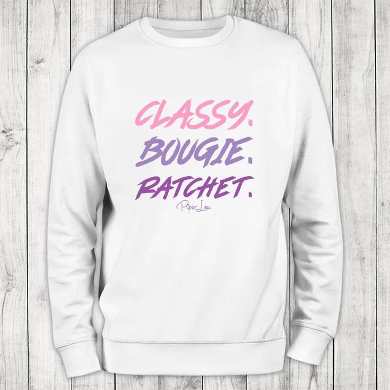 Classy Bougie Ratchet Color Sweatshirt Classic Womenswear T-Shirts, Hoodie | HypeCrazeTee.com