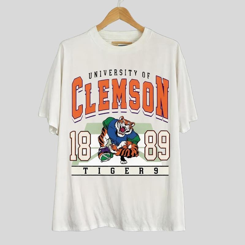 Clemson Vintage College Football Shirt Classic Design Shirt Hoodie, Sweatshirt | HypeCrazeTee.com