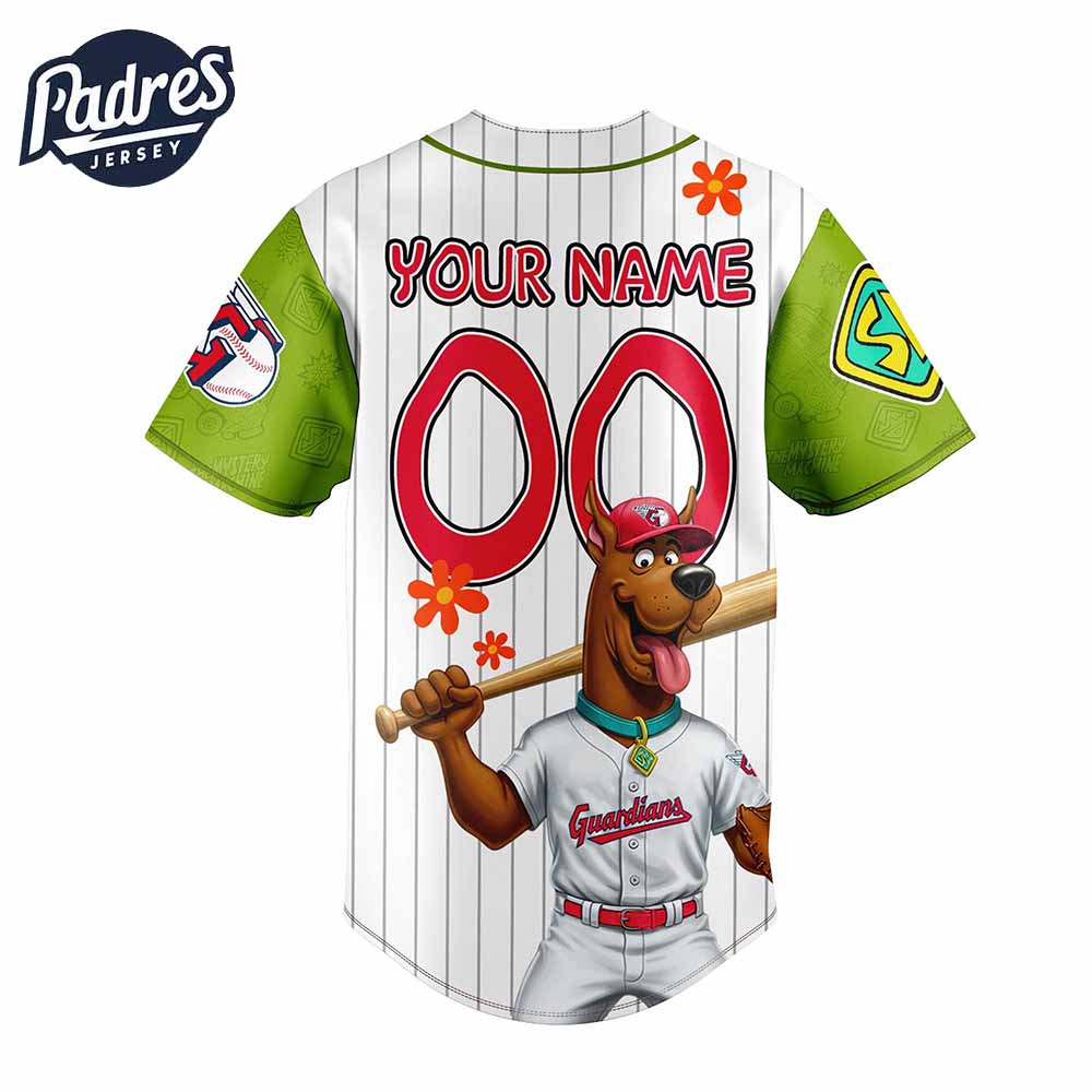 Cleveland Guardians MLB x Scooby Doo Baseball Jersey Outfit - Padres Jersey Oasis: Elevate Your Baseball Style Game