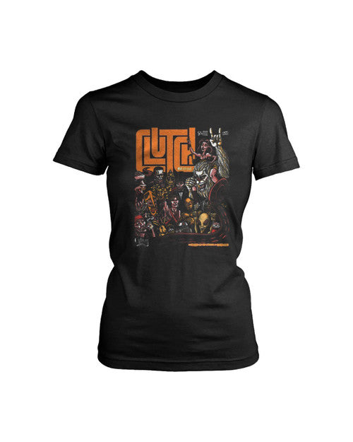 Clutch Concert Tour Rock Band Logo Women's T-Shirt Tee