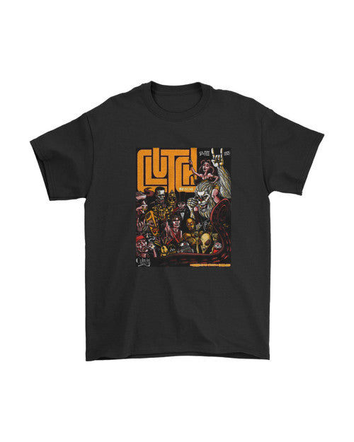 Clutch Concert Tour Rock Band Logo Man's T-Shirt Tee