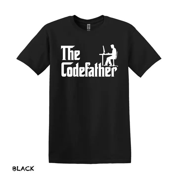 Coding Shirt, The Codefather T-shirt, Programmers Shirt, Coder Shirt, Software Engineer Shirt, Computer Shirt, Software...