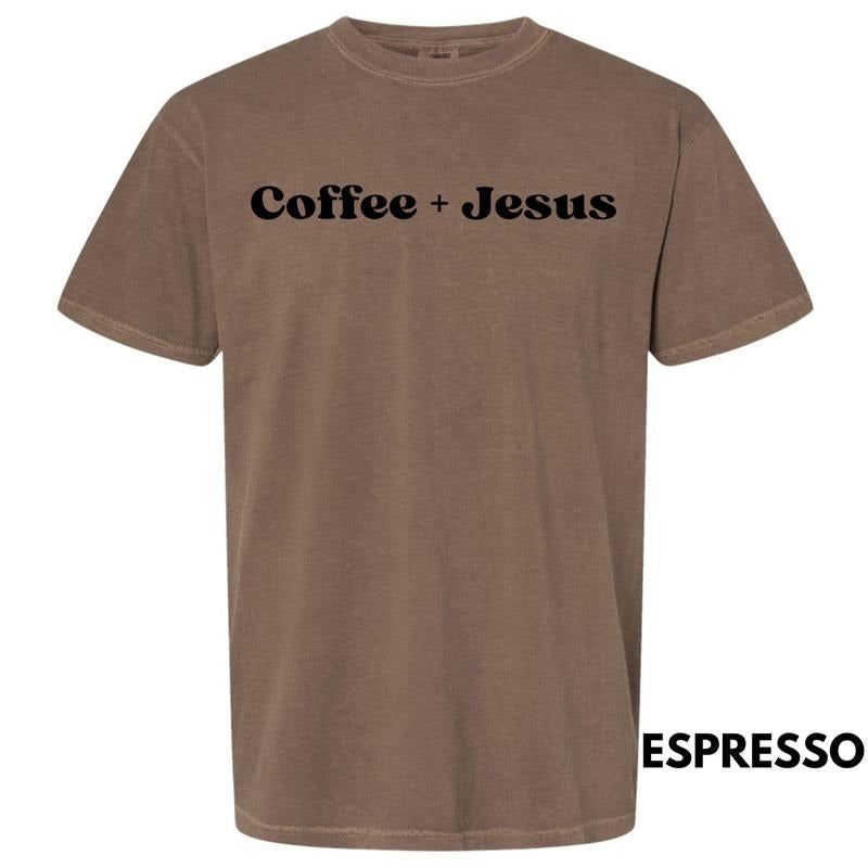 Coffee & Jesus Comfort Colors T-Shirt 'NLB' Hoodie, Sweatshirt | HypeCrazeTee.com
