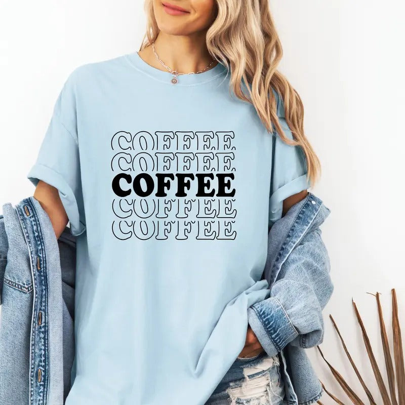 Coffee Custom colors tee shirt Casual Comfort Cotton Top Womenswear Breathable Everyday Hoodie, Sweatshirt | HypeCrazeTee.com