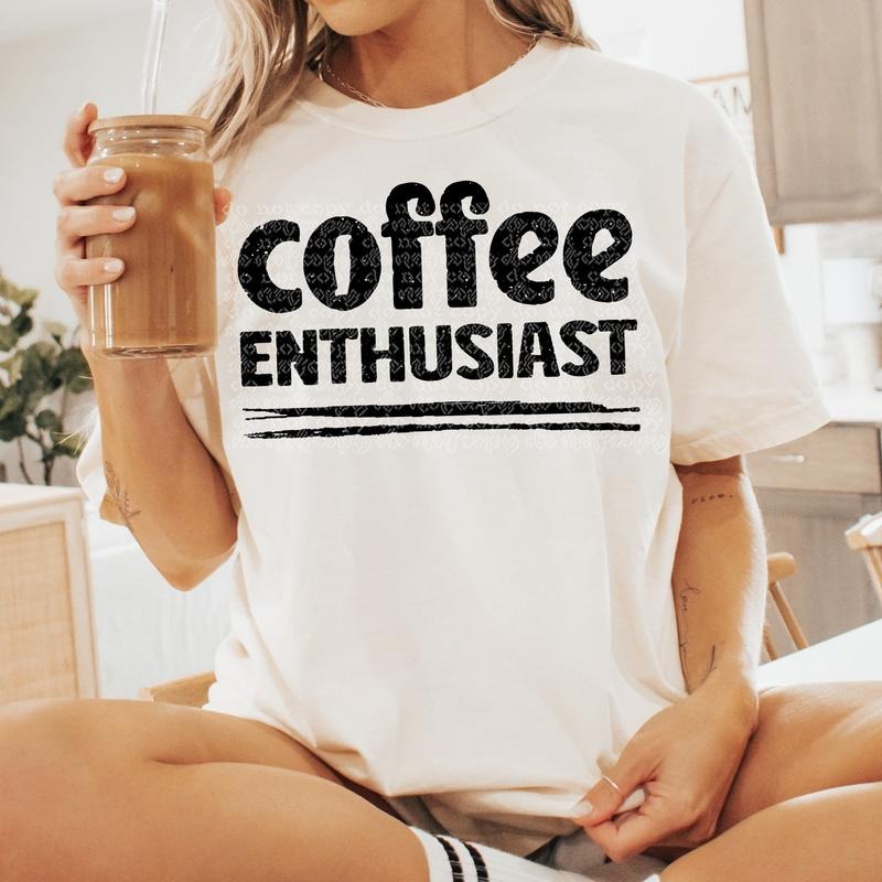 Coffee Enthusiast DTF Transfers - THIS IS NOT A SHIRT Hoodie, Sweatshirt | HypeCrazeTee.com