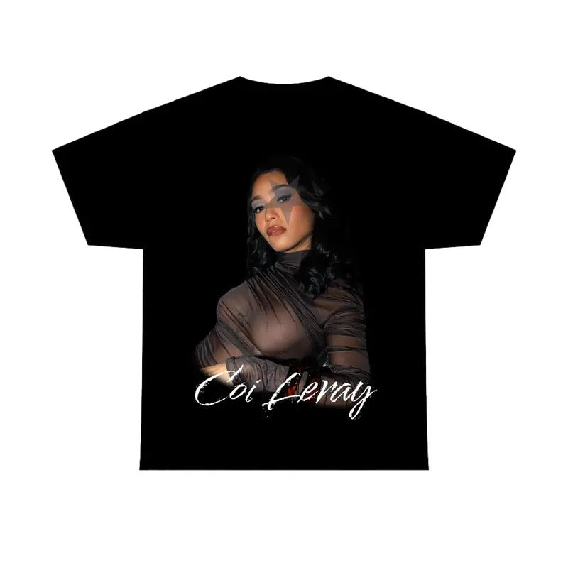 Coi Lerayyy Black Star T-shirt, Rapper T-Shirt Hoodie, Sweatshirt | HypeCrazeTee.com