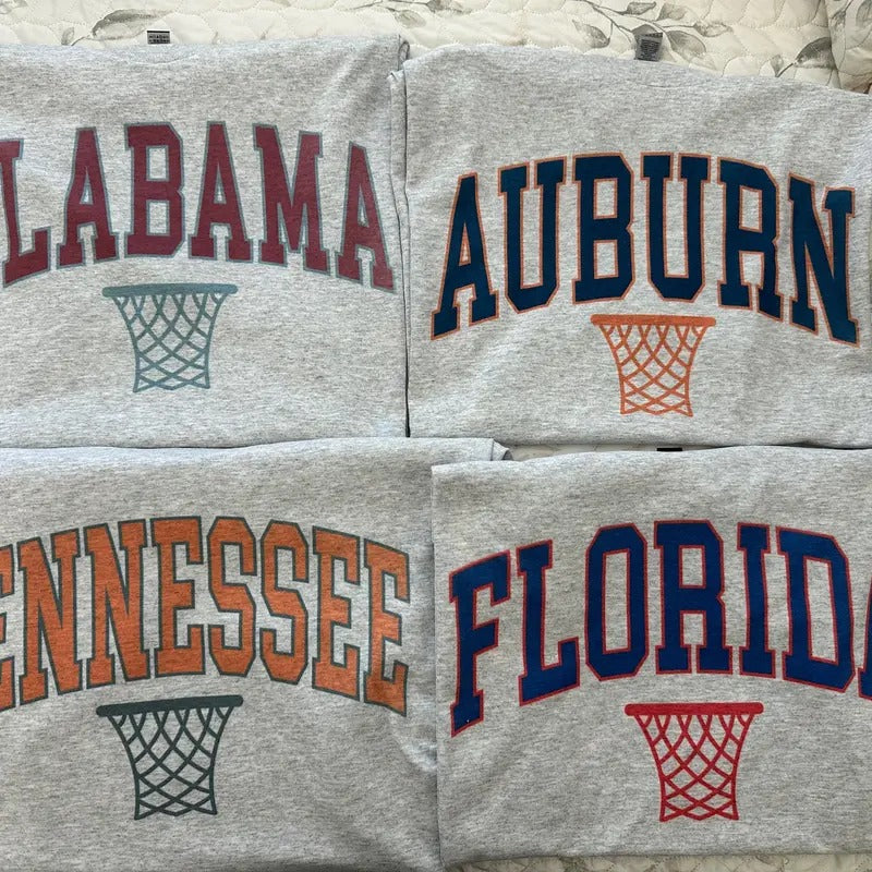 College Basketball Varsity T-Shirt College Basketball Sweatshirt Hoodie | HypeCrazeTee.com