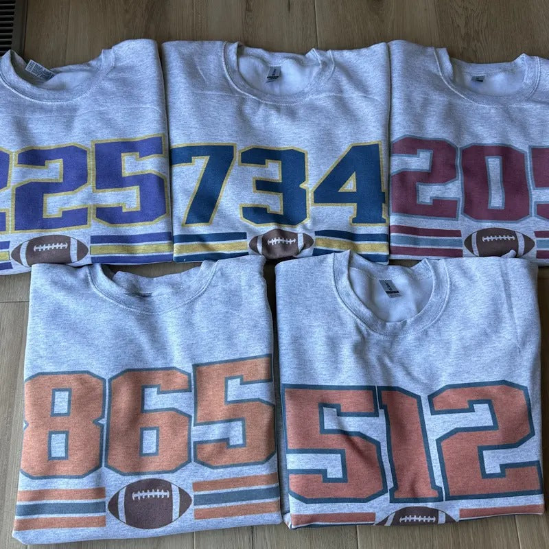 College Football Area Code Sweatshirt T-Shirts, Hoodie | HypeCrazeTee.com
