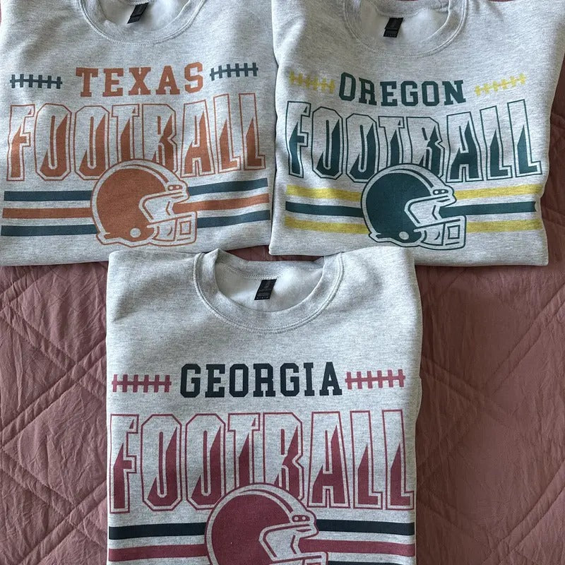 College Football Sweatshirt Comfy Sweatshirt T-Shirts, Hoodie | HypeCrazeTee.com