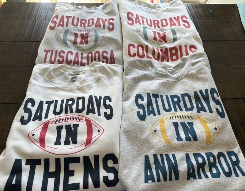 College Saturdays Your College Town T-Shirts, Hoodie, Sweatshirt