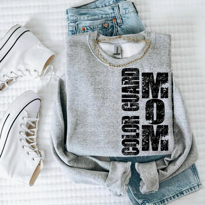 Color Guard Mom DTF Transfers - THIS IS NOT A SHIRT Hoodie, Sweatshirt | HypeCrazeTee.com