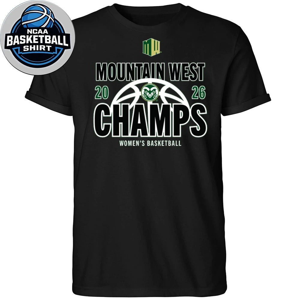Colorado State Women’s Basketball Champions Logo T-Shirt