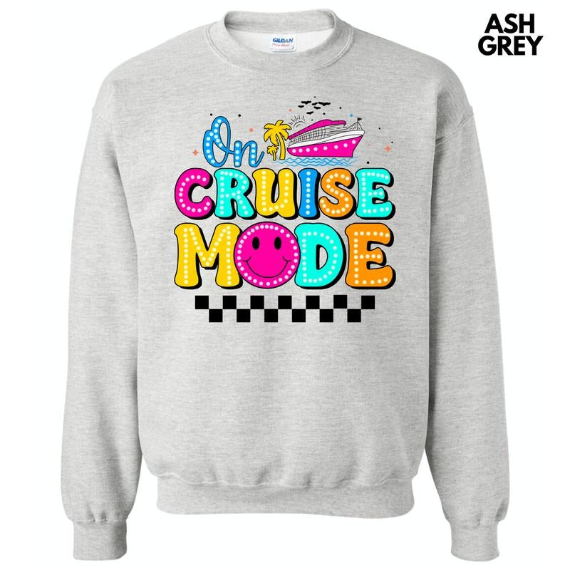 Colorful Cruise Mode Sweatshirt 'NLB' T-Shirts, Hoodie | HypeCrazeTee.com