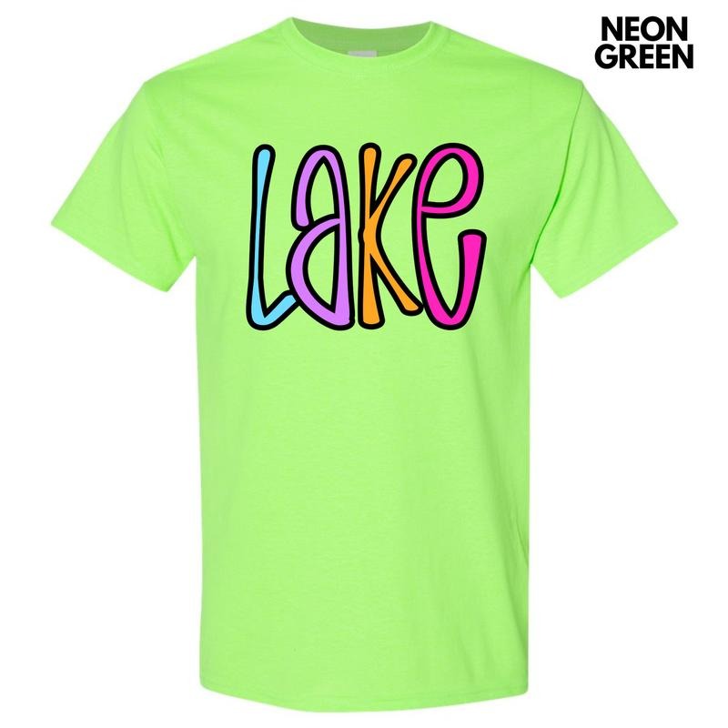 Colorful Lake Gildan Short Sleeve T-Shirt 'NLB' Hoodie, Sweatshirt | HypeCrazeTee.com