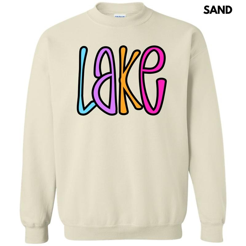 Colorful Lake Sweatshirt 'NLB' T-Shirts, Hoodie | HypeCrazeTee.com