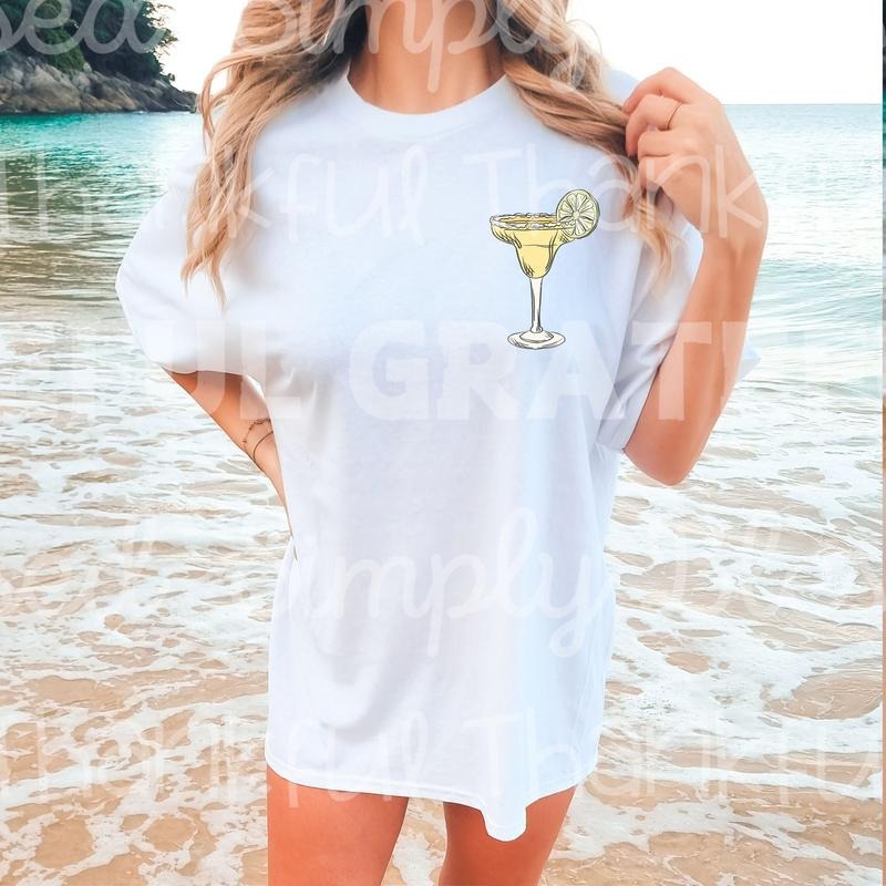 Colorful Margarita Sippin' With Patch DTF Transfers - THIS IS NOT A SHIRT Hoodie, Sweatshirt | HypeCrazeTee.com